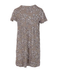 Robe tulle/sequins taupe Antonello Serio