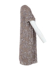 Robe tulle/sequins taupe Antonello Serio
