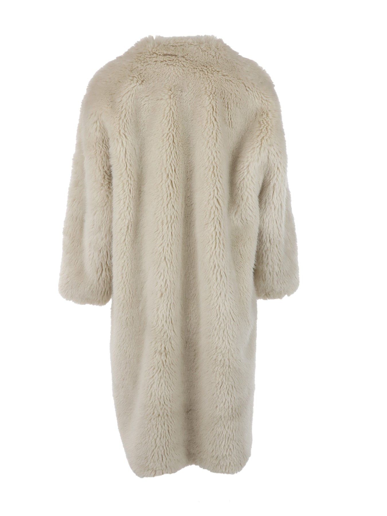 Manteau en fausse fourrure VERBIER Giovanni beige