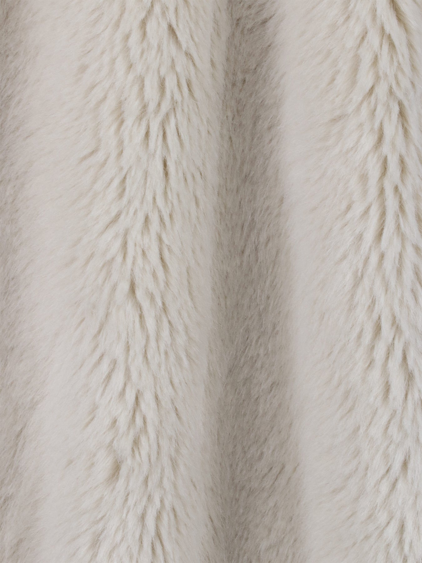 Manteau en fausse fourrure VERBIER Giovanni beige