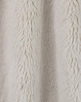 Manteau en fausse fourrure VERBIER Giovanni beige