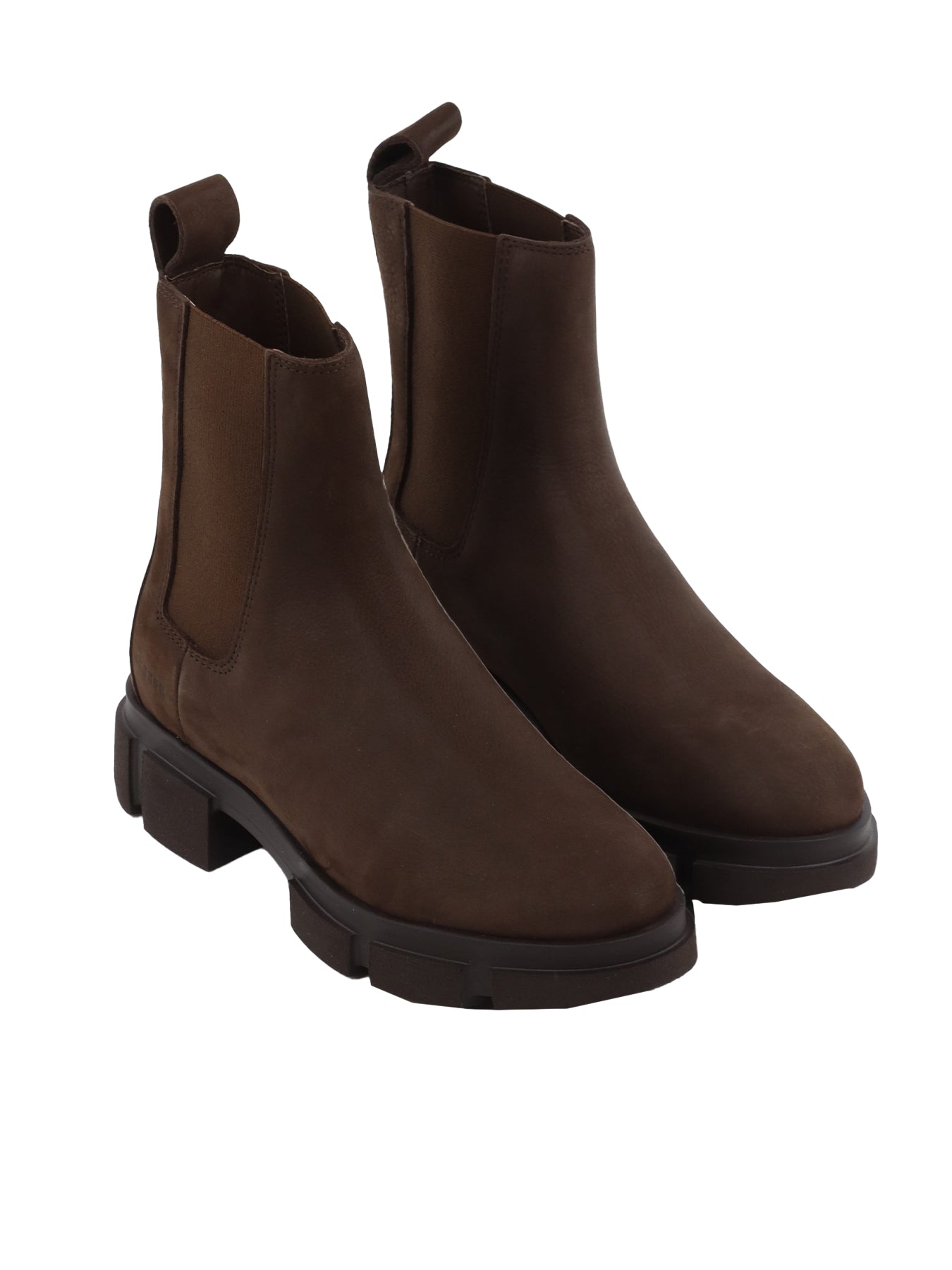 Bottines CPH 570 nabuc choco / tige courte