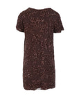Robe tulle/sequins choco Antonello Serio