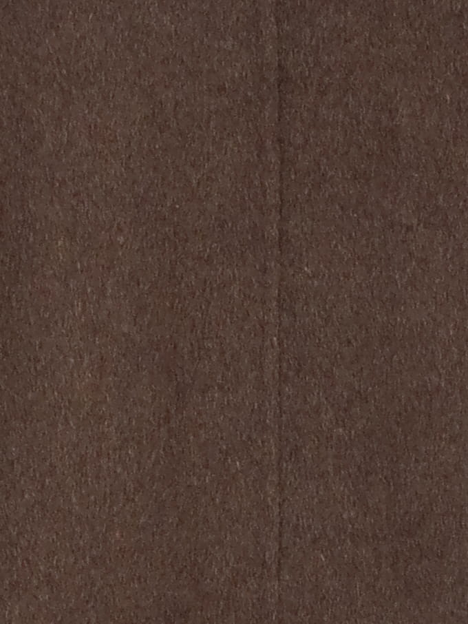 Blouson court toile de laine choco ATT