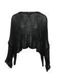 Gilet/pull maille noir Natacha
