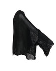 Gilet/pull maille noir Natacha