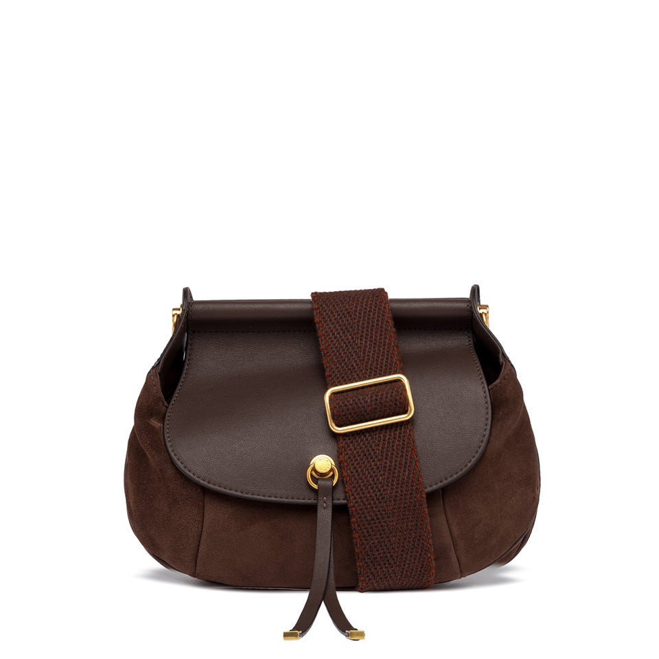 Sac à main PILAR chocolat GIANNI CHIARINI