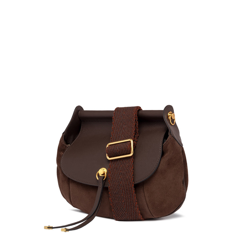 Sac à main PILAR chocolat GIANNI CHIARINI