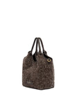 Dua Handtasche kleines Modell Loden dunkelbraun GIANNI CHIARINI
