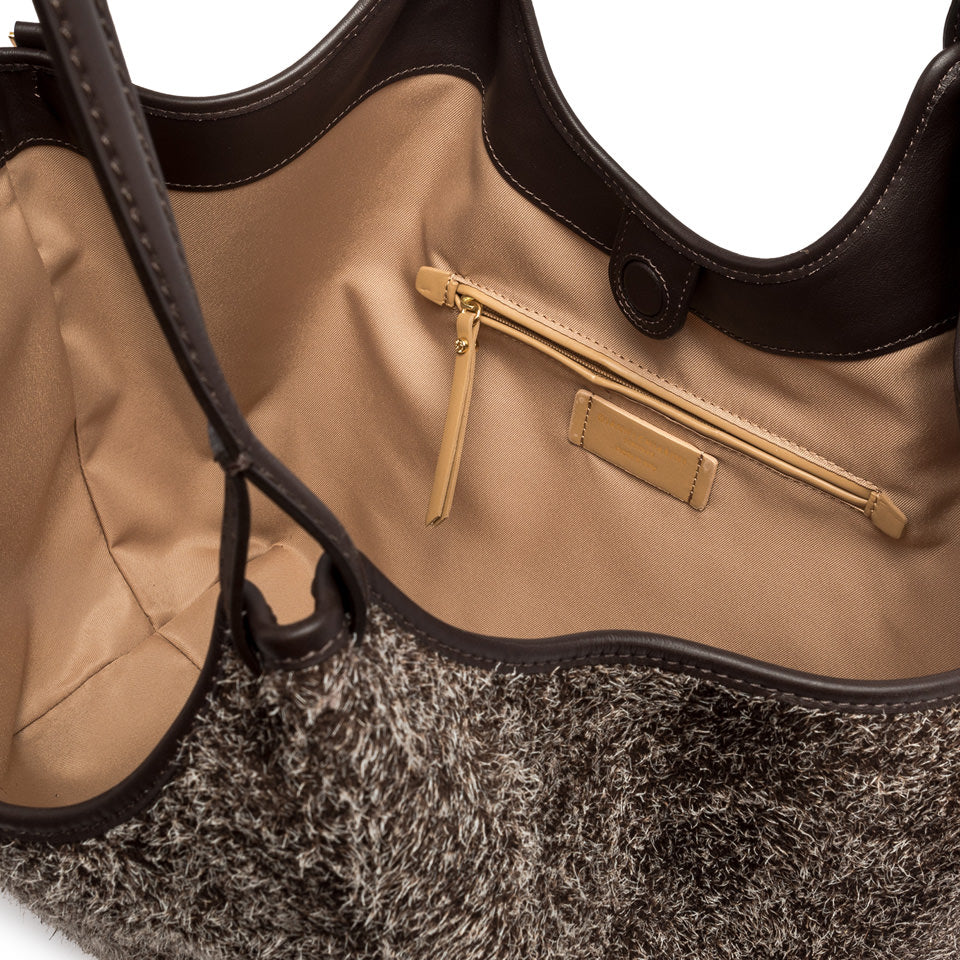 Loden Dua Handtasche dunkelbraun GIANNI CHIARINI