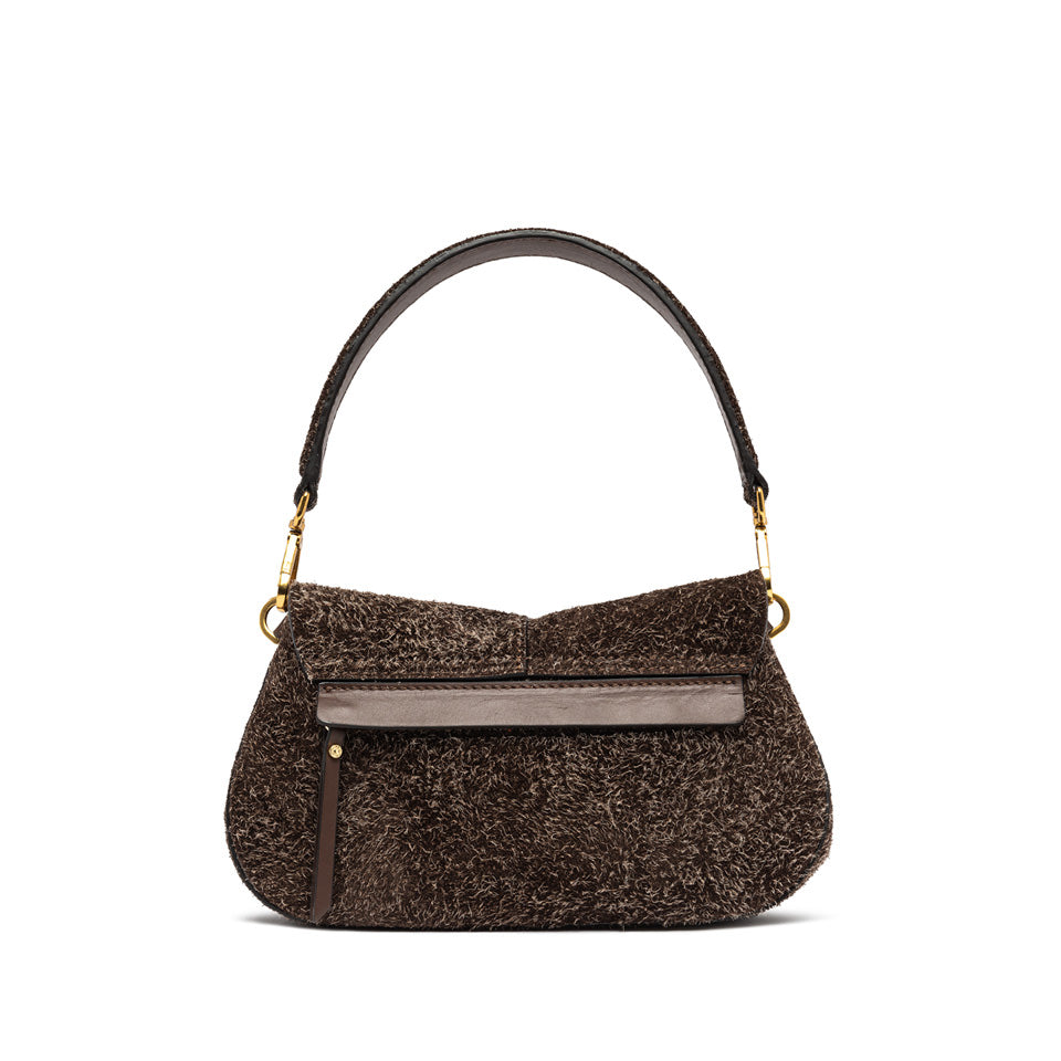 Sac à main loden Helena round Marlène dark brown GIANNI CHIARINI