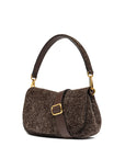 Sac à main loden Helena round Marlène dark brown GIANNI CHIARINI