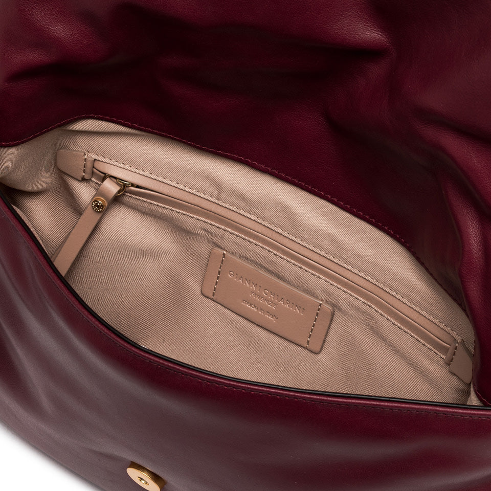 Burgunderrote Clutch von Mirea Gianni Chiarini