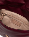 Burgunderrote Clutch von Mirea Gianni Chiarini