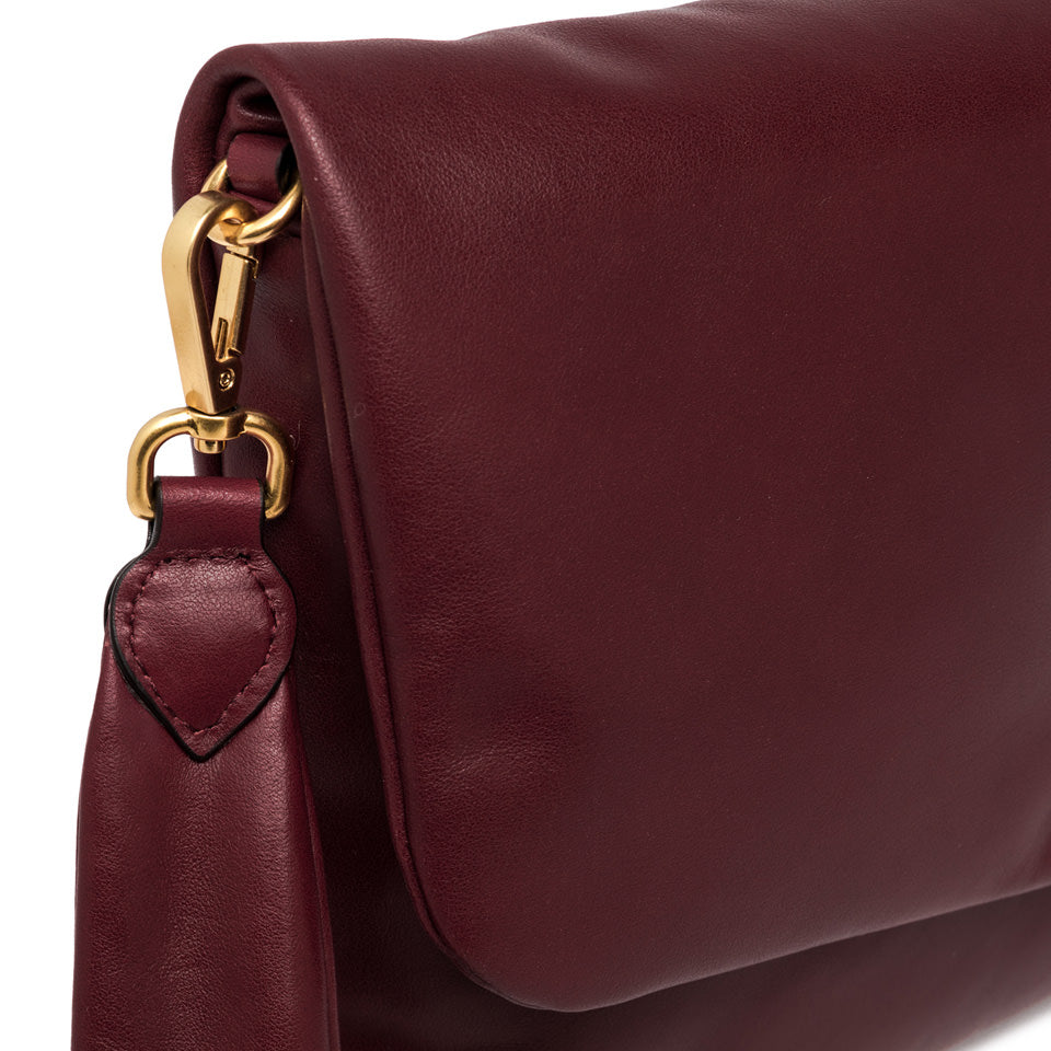 Burgunderrote Clutch von Mirea Gianni Chiarini