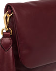Burgunderrote Clutch von Mirea Gianni Chiarini