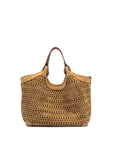Gianni Chiarini DUA mittelgroße Handtasche. Erdnussbutter