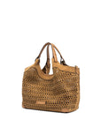 Gianni Chiarini DUA mittelgroße Handtasche. Erdnussbutter