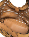 Gianni Chiarini DUA mittelgroße Handtasche. Erdnussbutter