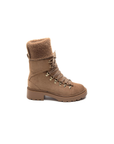 Bottine chaussette montante à lacet camel MARK
