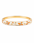 Bracelet en laiton orange
