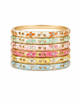 Bracelet en laiton turquoise