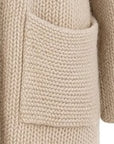 Cardigan Interdee beige tricoté