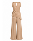 Top Mariley asymétrique beige