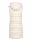 Interdee ecru puffer vest