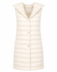 Interdee ecru puffer vest