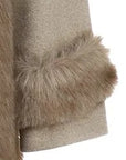 King Kong Fango two-tone coat