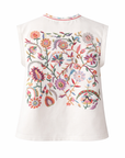 Top Ecru FLORAL-Universum