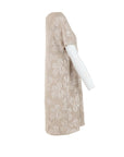 Robe tulle/sequins beige Antonello Serio