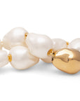 Bio-Perlenarmband mit goldener Perle von Vanessa Baroni