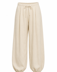 Pantalon ballon cuir végane