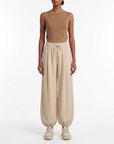Pantalon ballon cuir végane