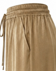 Pantalon fluide camel