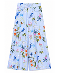 Pantalon FLORAL bleu