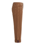 Pantalon velours côtelé camel