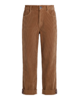 Pantalon velours côtelé camel