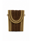 Pochette paille coffee
