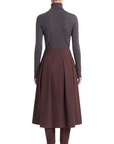 INTERDEE pull anthracite orné de flocons sequins col