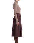 Pull chaussette laine taupe Interdee