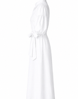 Kleid Puffärmel Weiss