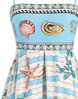 Robe courte écru ciel MER