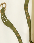 Robe longue kaki motifs maillons