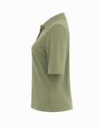 Feinstrick-Polo Khaki
