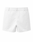 Short chino coton blanc