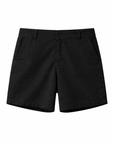 Baumwoll-Chinoshorts Schwarz
