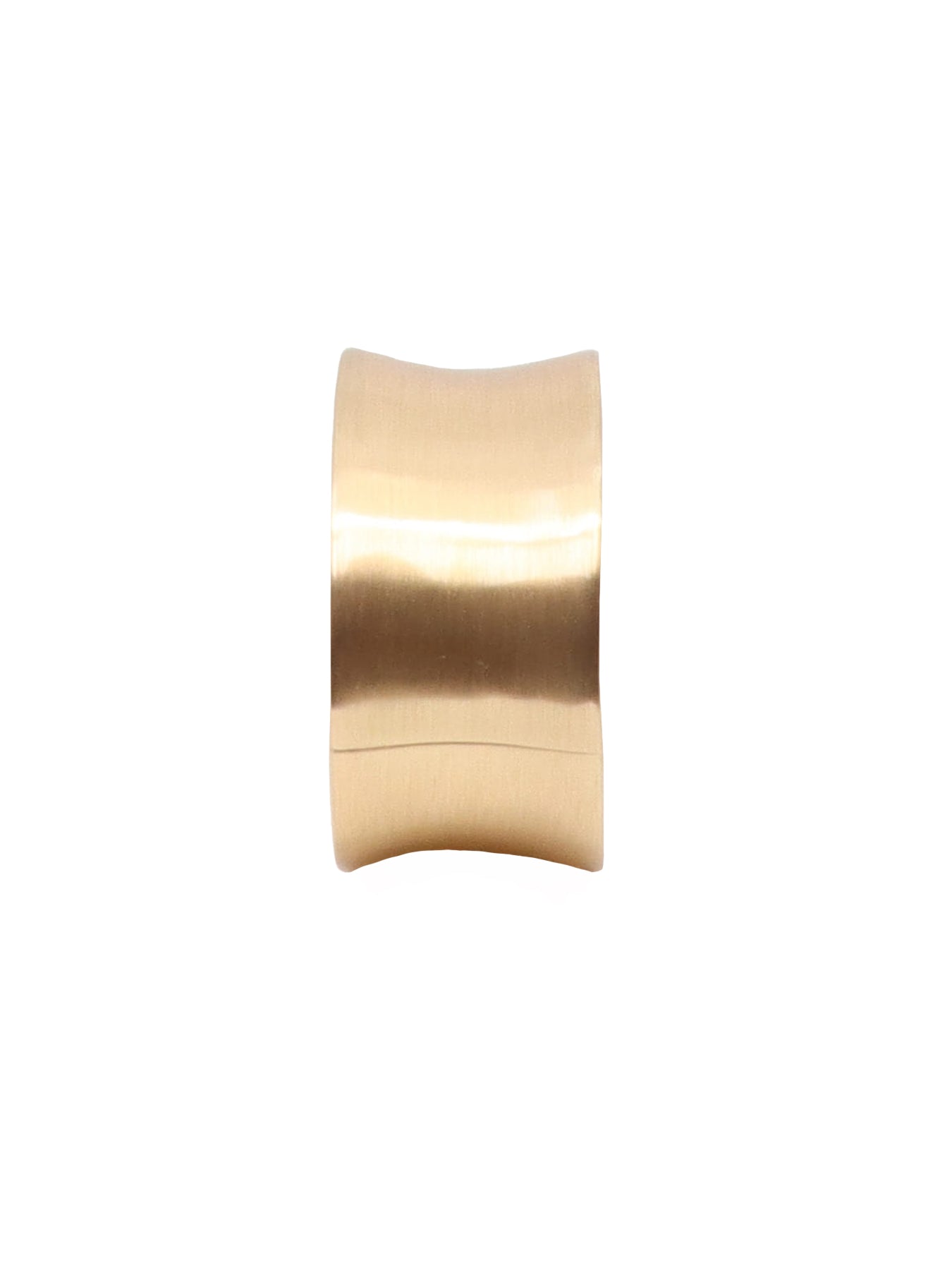 Bracelet manchette doré mat